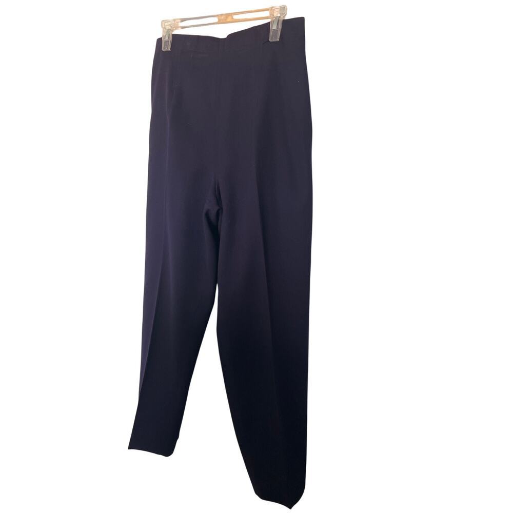 NWOT Gianni Women Navy Wool Pants Size 12. - Picture 2 of 8